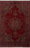Mashad Red Hand Knotted 65 X 105 Area Rug 301-135837 Thumb 0