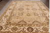 Oushak Brown Hand Knotted 92 X 119  Area Rug 301-135840 Thumb 3