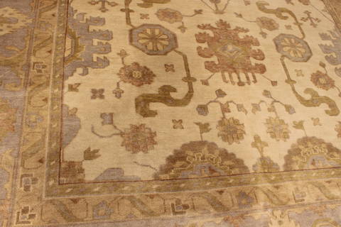 Oushak White Hand Knotted 90 X 1111 Area Rug 301-135845 Image 5