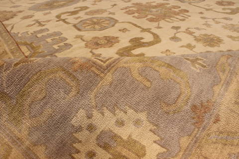 Oushak White Hand Knotted 90 X 1111 Area Rug 301-135845 Image 6