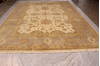 Oushak White Hand Knotted 90 X 1111  Area Rug 301-135845 Thumb 2