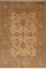 Oushak White Hand Knotted 90 X 1111  Area Rug 301-135845 Thumb 0