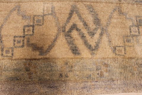 Oushak Grey Hand Knotted 89 X 119 Area Rug 301-135848 Image 5