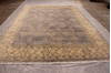 Oushak Grey Hand Knotted 89 X 119  Area Rug 301-135848 Thumb 1