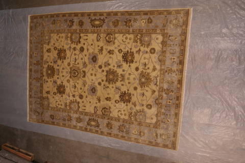 Oushak White Hand Knotted 811 X 122 Area Rug 301-135849 Image 7