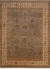 Oushak Blue Hand Knotted 91 X 1110  Area Rug 301-135853 Thumb 0