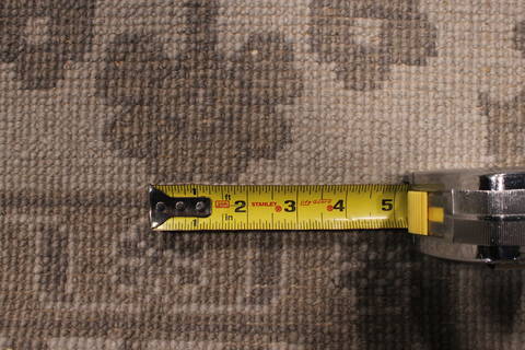 Oushak Grey Hand Knotted 90 X 120 Area Rug 301-135854 Image 7