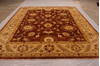 Oushak Brown Hand Knotted 90 X 119  Area Rug 301-135856 Thumb 1