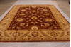 Oushak Brown Hand Knotted 90 X 119 Area Rug 301-135856 Thumb 1