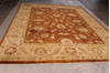 Oushak Brown Hand Knotted 90 X 119 Area Rug 301-135856 Thumb 2