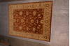 Oushak Brown Hand Knotted 90 X 119  Area Rug 301-135856 Thumb 8