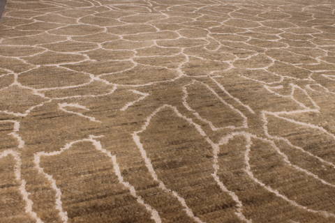 Oushak Green Hand Knotted 90 X 1111 Area Rug 301-135857 Image 3