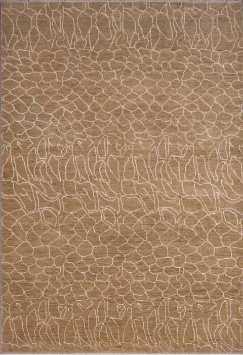 Oushak Green Hand Knotted 90 X 1111 Area Rug 301-135857 Image 0