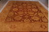 Oushak Brown Hand Knotted 91 X 119 Area Rug 301-135858 Thumb 2