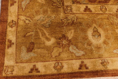Oushak Brown Hand Knotted 811 X 1111 Area Rug 301-135860 Image 3