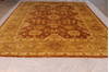 Oushak Brown Hand Knotted 811 X 1111  Area Rug 301-135860 Thumb 2