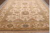 Oushak White Hand Knotted 91 X 119  Area Rug 301-135862 Thumb 1