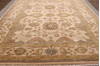 Oushak White Hand Knotted 91 X 119 Area Rug 301-135862 Thumb 1