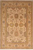Oushak White Hand Knotted 91 X 119  Area Rug 301-135862 Thumb 0