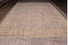 Oushak Grey Hand Knotted 92 X 119 Area Rug 301-135863 Thumb 3