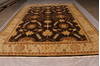 Oushak Brown Hand Knotted 811 X 1111  Area Rug 301-135864 Thumb 2