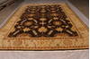 Oushak Brown Hand Knotted 811 X 1111 Area Rug 301-135864 Thumb 2