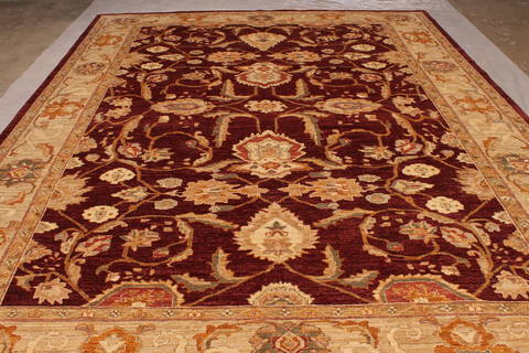 Pishavar Red Hand Knotted 811 X 119 Area Rug 301-135865 Image 4