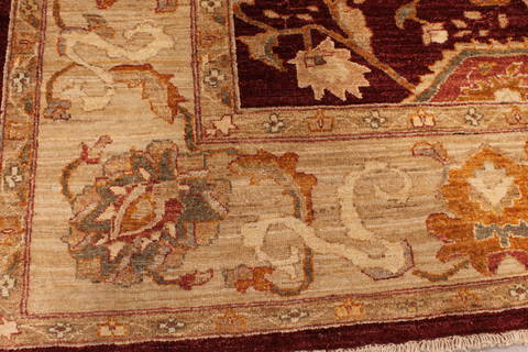 Pishavar Red Hand Knotted 811 X 119 Area Rug 301-135865 Image 5