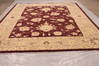 Pishavar Red Hand Knotted 90 X 119  Area Rug 301-135866 Thumb 1