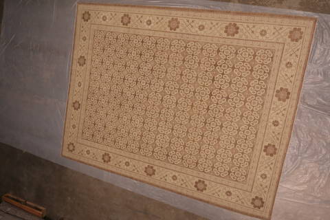 Pishavar Beige Hand Knotted 92 X 1110 Area Rug 301-135871 Image 11