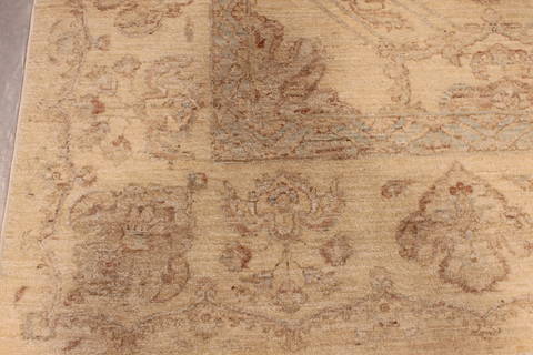 Pishavar Beige Hand Knotted 810 X 119 Area Rug 301-135872 Image 3