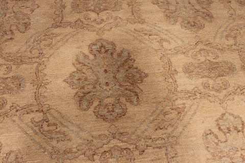 Pishavar Beige Hand Knotted 810 X 119 Area Rug 301-135872 Image 5