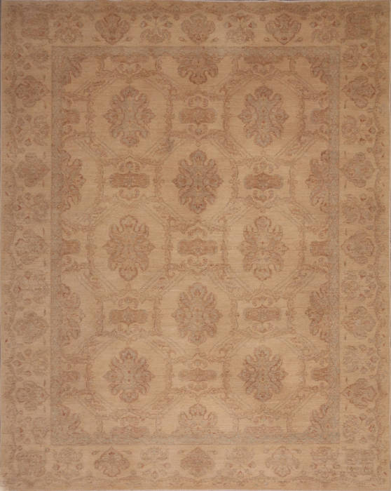 Pishavar Beige Hand Knotted 810 X 119 Area Rug 301-135872 Image 0