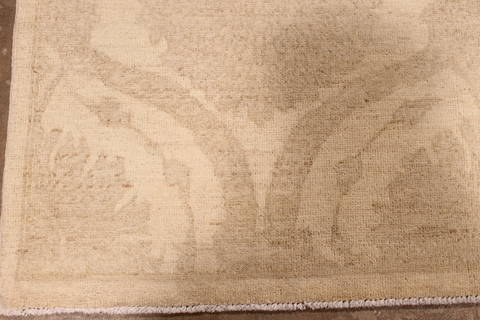 Pishavar Beige Hand Knotted 84 X 114 Area Rug 301-135874 Image 4