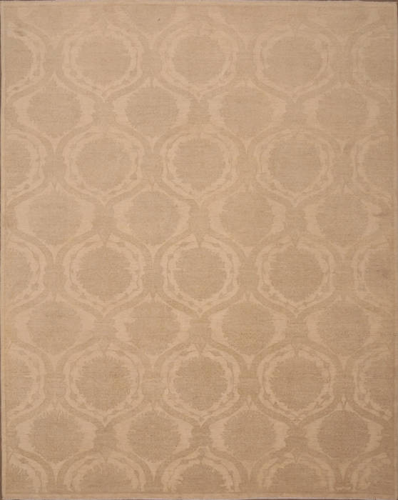 Pishavar Beige Hand Knotted 84 X 114 Area Rug 301-135874 Image 0