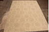 Pishavar Beige Hand Knotted 84 X 114  Area Rug 301-135874 Thumb 2