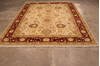 Pishavar Beige Hand Knotted 91 X 128  Area Rug 301-135878 Thumb 1