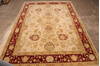 Pishavar Beige Hand Knotted 91 X 128  Area Rug 301-135878 Thumb 2