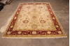 Pishavar Beige Hand Knotted 91 X 128  Area Rug 301-135878 Thumb 3