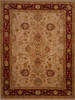 Pishavar Beige Hand Knotted 91 X 128 Area Rug 301-135878 Thumb 0