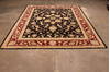 Pishavar Black Hand Knotted 93 X 121  Area Rug 301-135879 Thumb 1