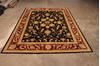 Pishavar Black Hand Knotted 93 X 121  Area Rug 301-135879 Thumb 2