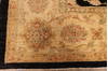 Pishavar Black Hand Knotted 93 X 118 Area Rug 301-135885 Thumb 3