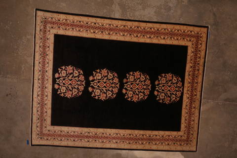 Pishavar Black Hand Knotted 811 X 118 Area Rug 301-135887 Image 8