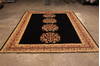 Pishavar Black Hand Knotted 811 X 118  Area Rug 301-135887 Thumb 1