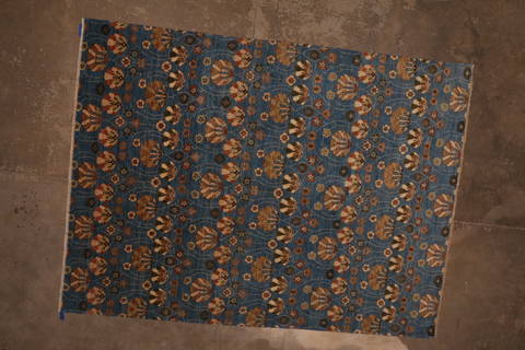 Pishavar Blue Hand Knotted 811 X 1111 Area Rug 301-135888 Image 7