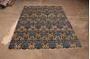 Pishavar Blue Hand Knotted 811 X 1111 Area Rug 301-135888 Thumb 2