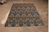 Pishavar Blue Hand Knotted 811 X 1111  Area Rug 301-135888 Thumb 2