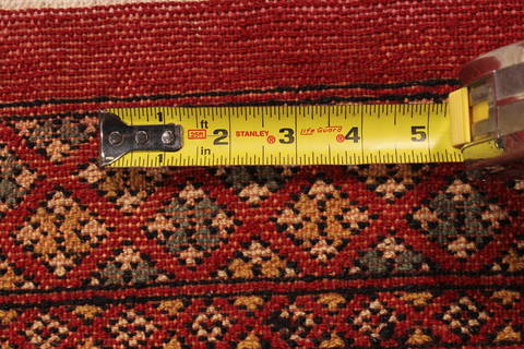 Bokhara Red Hand Knotted 91 X 120 Area Rug 301-135892 Image 6