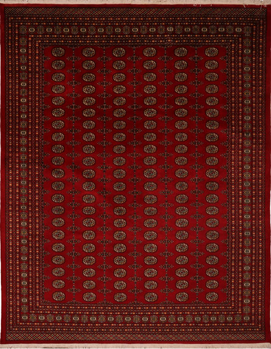 Bokhara Red Hand Knotted 91 X 120 Area Rug 301-135892 Image 0